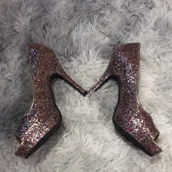 Candie’s multi sparkling high heel shoes 8.5 M - Picture 2 of 13